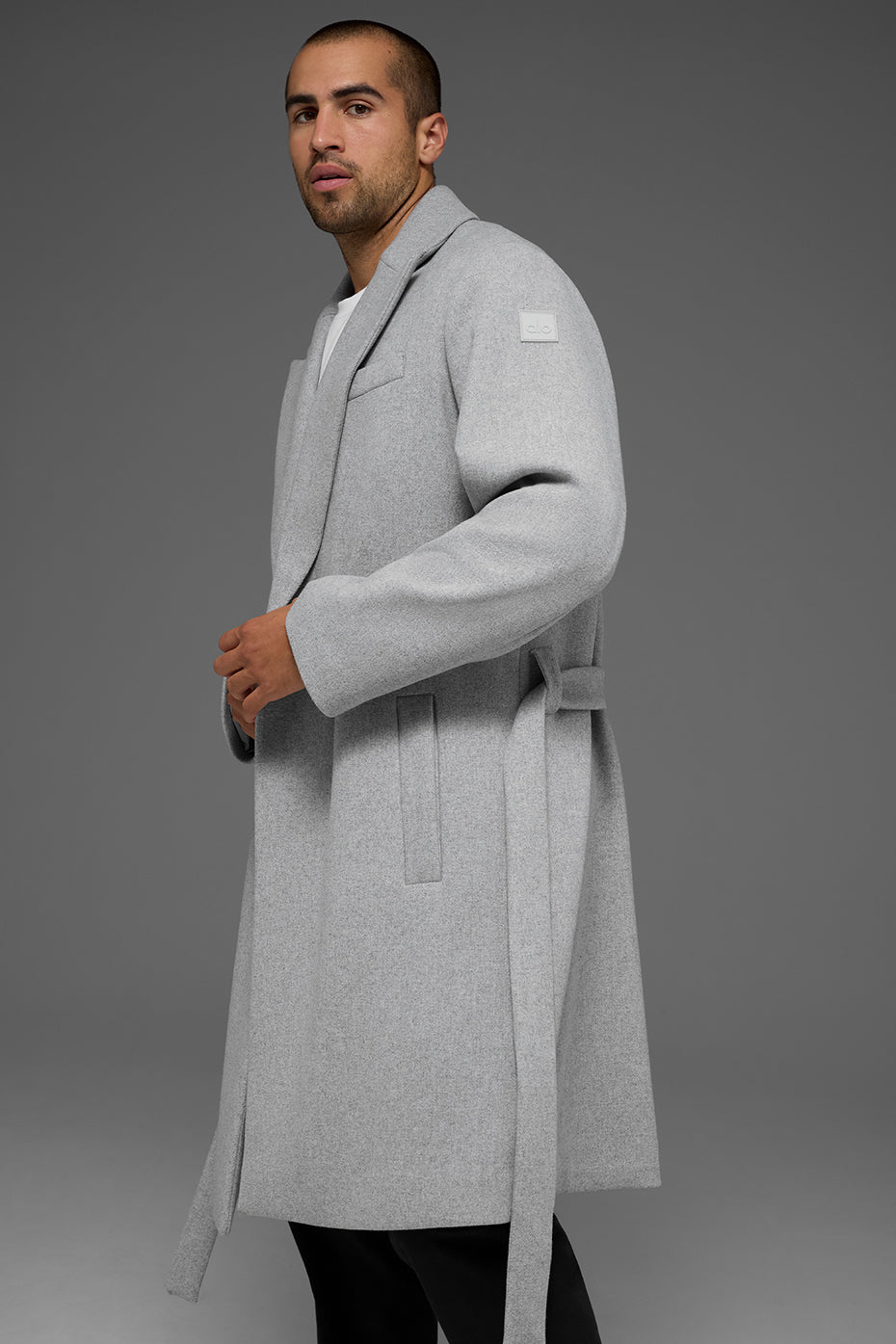 Wool Gameday Overcoat - Athletic Heather Grey image 4
