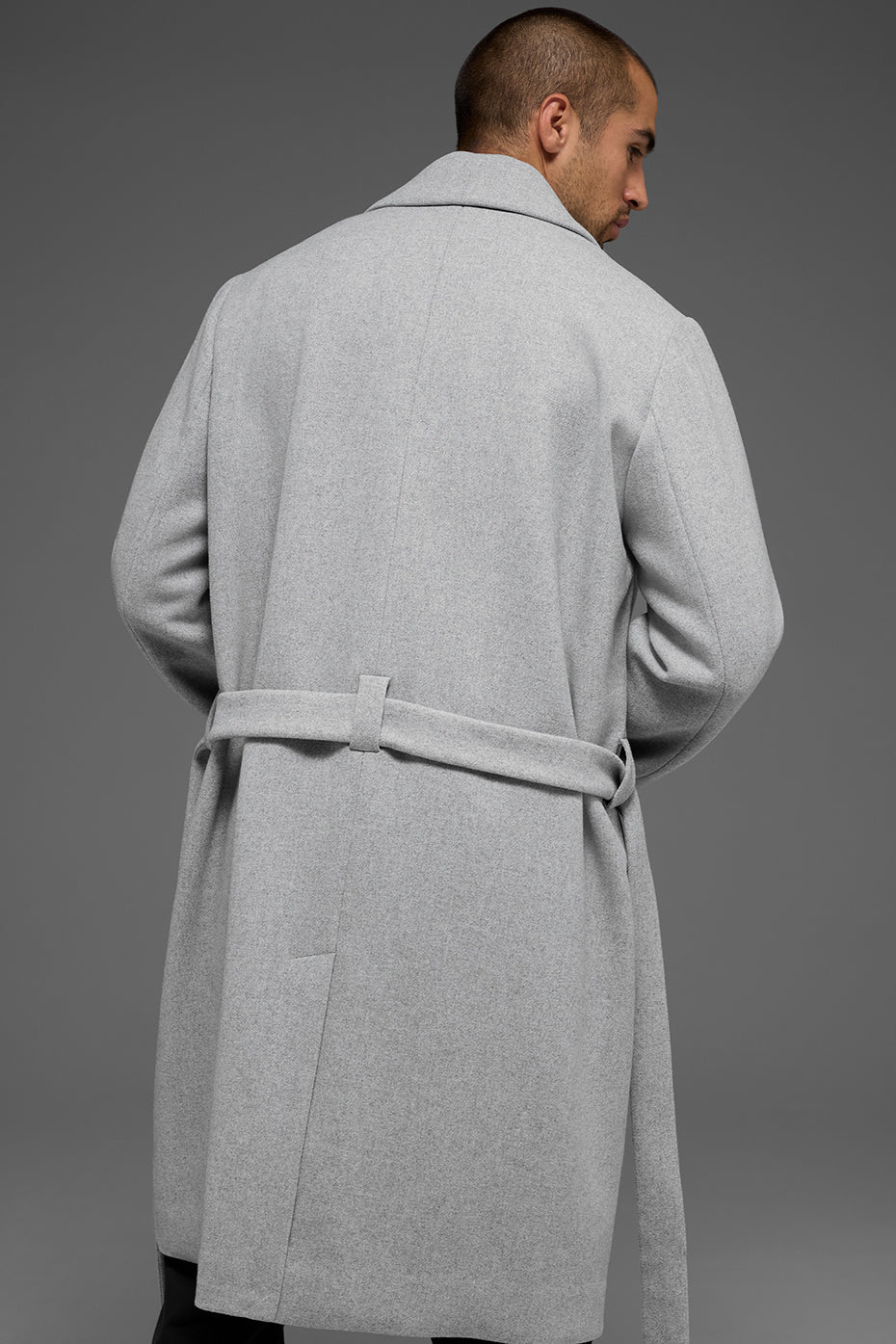 Wool Gameday Overcoat - Athletic Heather Grey image 3