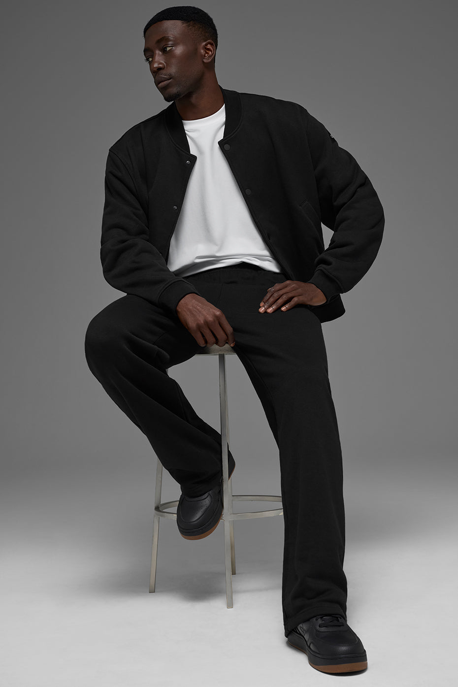 Renown Varsity Jacket - Black image 5