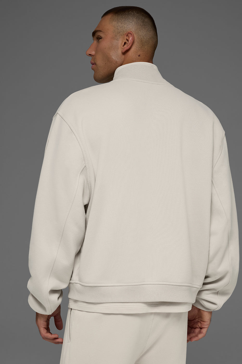 Renown Varsity Jacket - Bone image 4