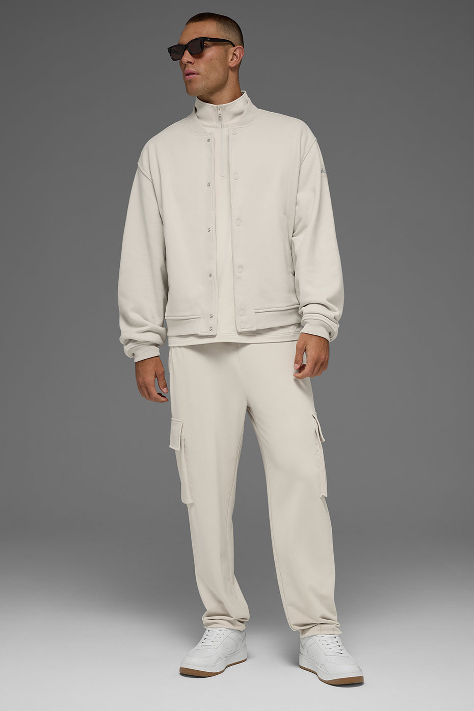 Renown Varsity Jacket - Bone image 6