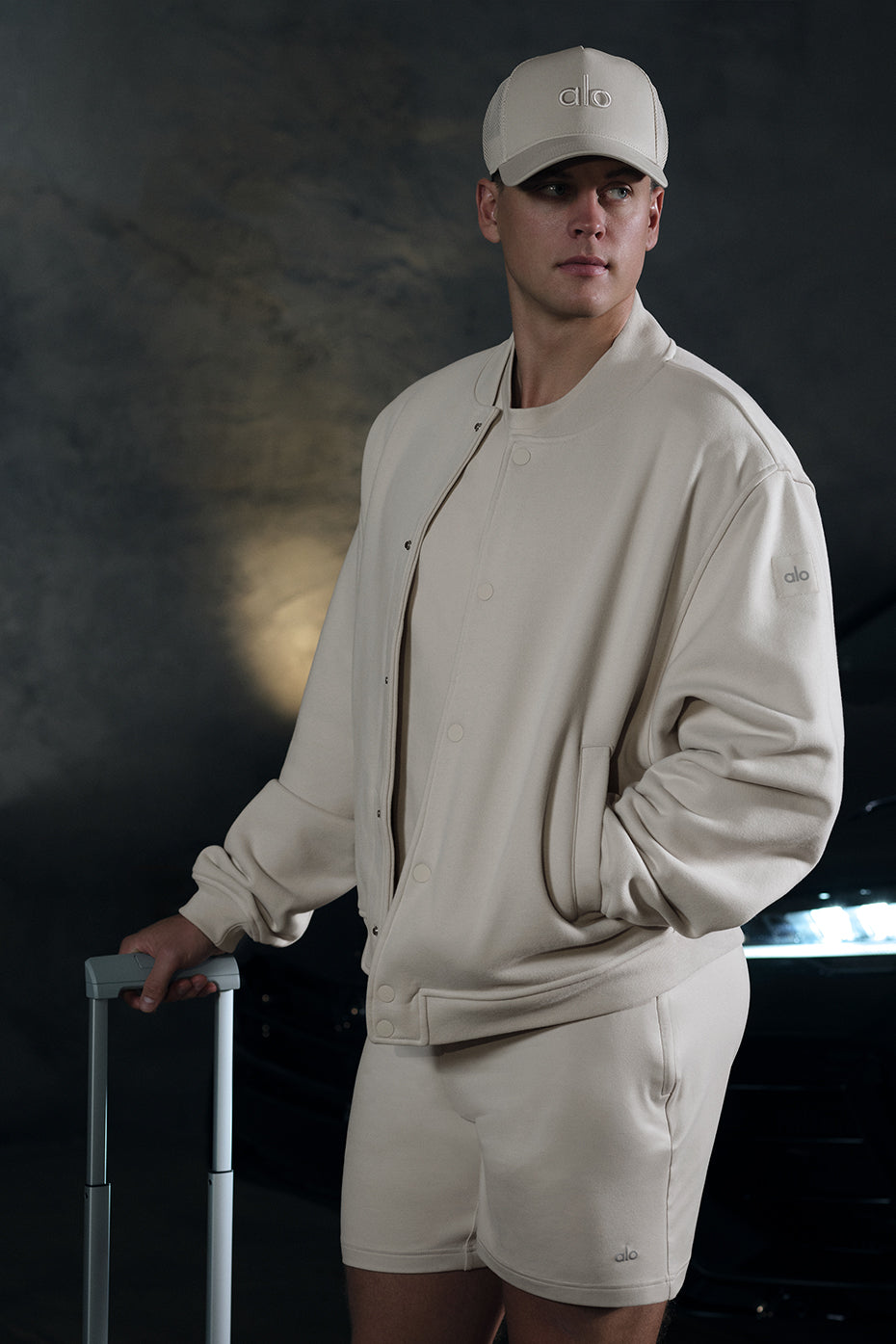 Renown Varsity Jacket - Bone image 1