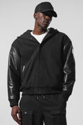 Select Hooded Bomber Jacket - Black image 1