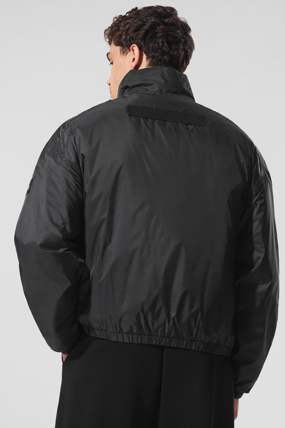 Latitude Light Weight 1/2 Zip Pullover Jacket - Black image 3