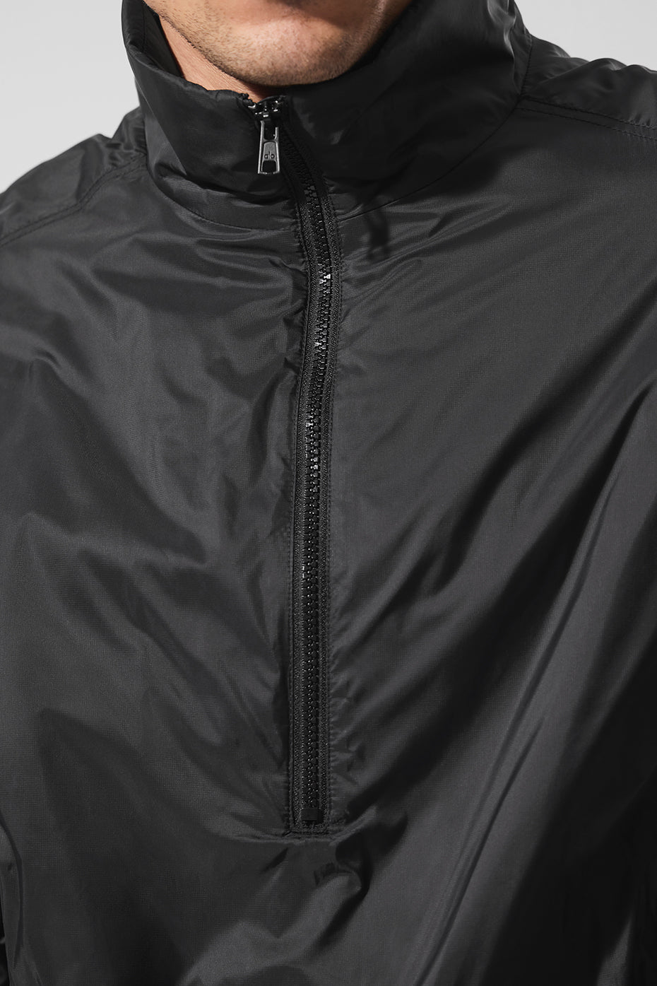 Latitude Light Weight 1/2 Zip Pullover Jacket - Black image 5