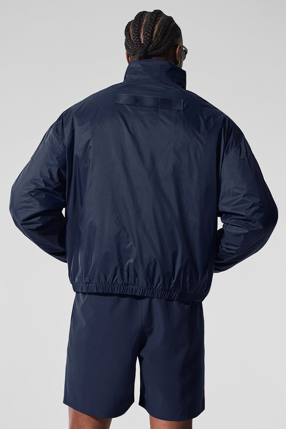 Latitude Light Weight 1/2 Zip Pullover Jacket - Navy image 2