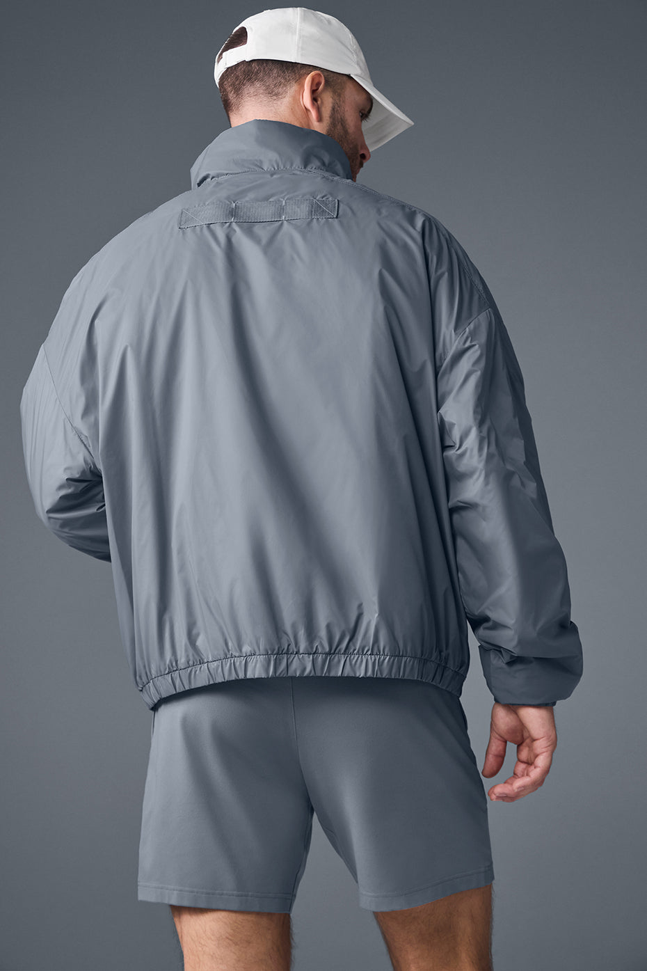 Latitude Light Weight 1/2 Zip Pullover Jacket - Steel Grey image 2