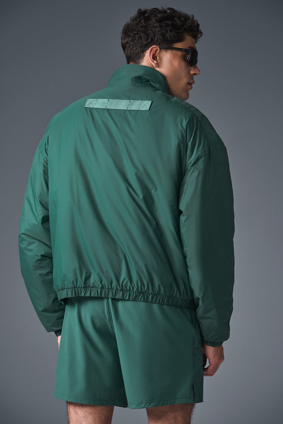 Latitude Light Weight 1/2 Zip Pullover Jacket - Winter Ivy image 2