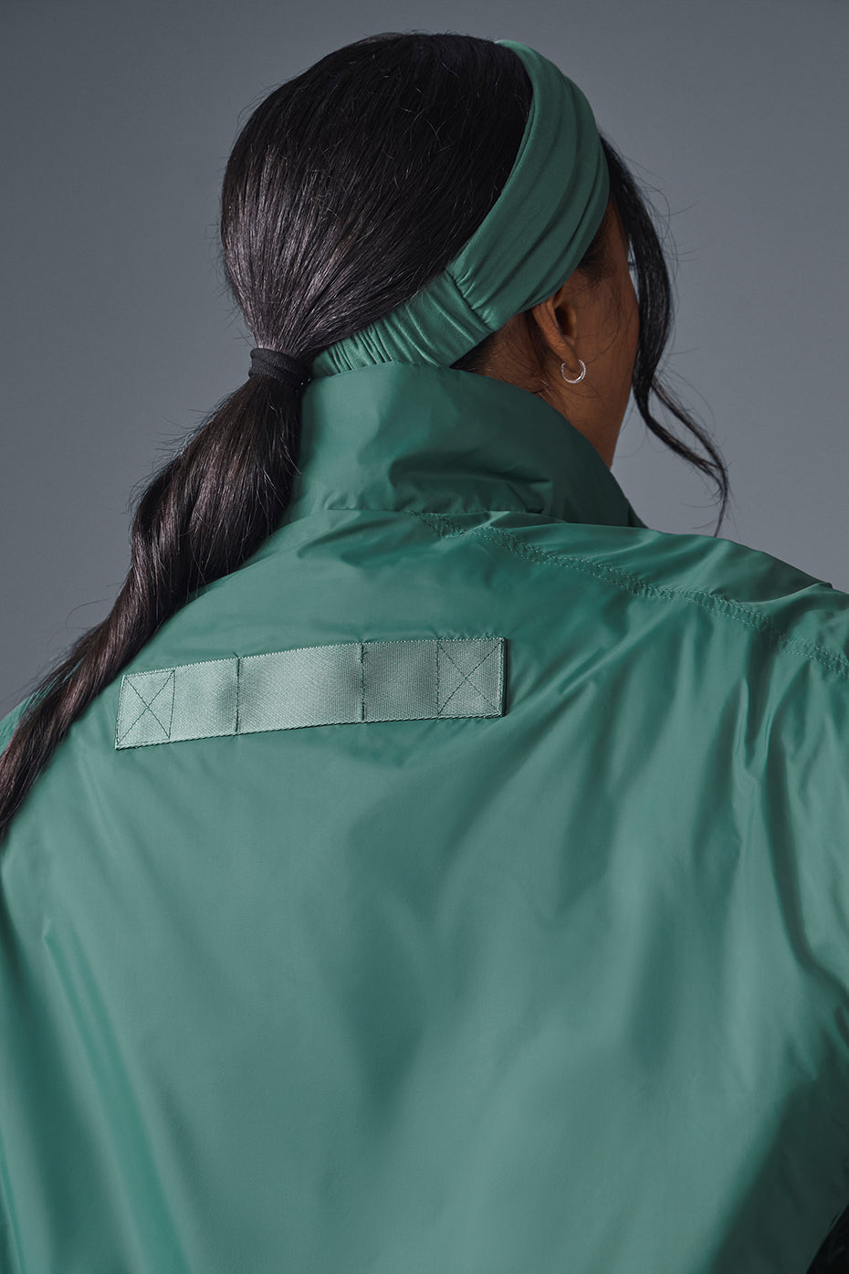 Latitude Light Weight 1/2 Zip Pullover Jacket - Winter Ivy image 5