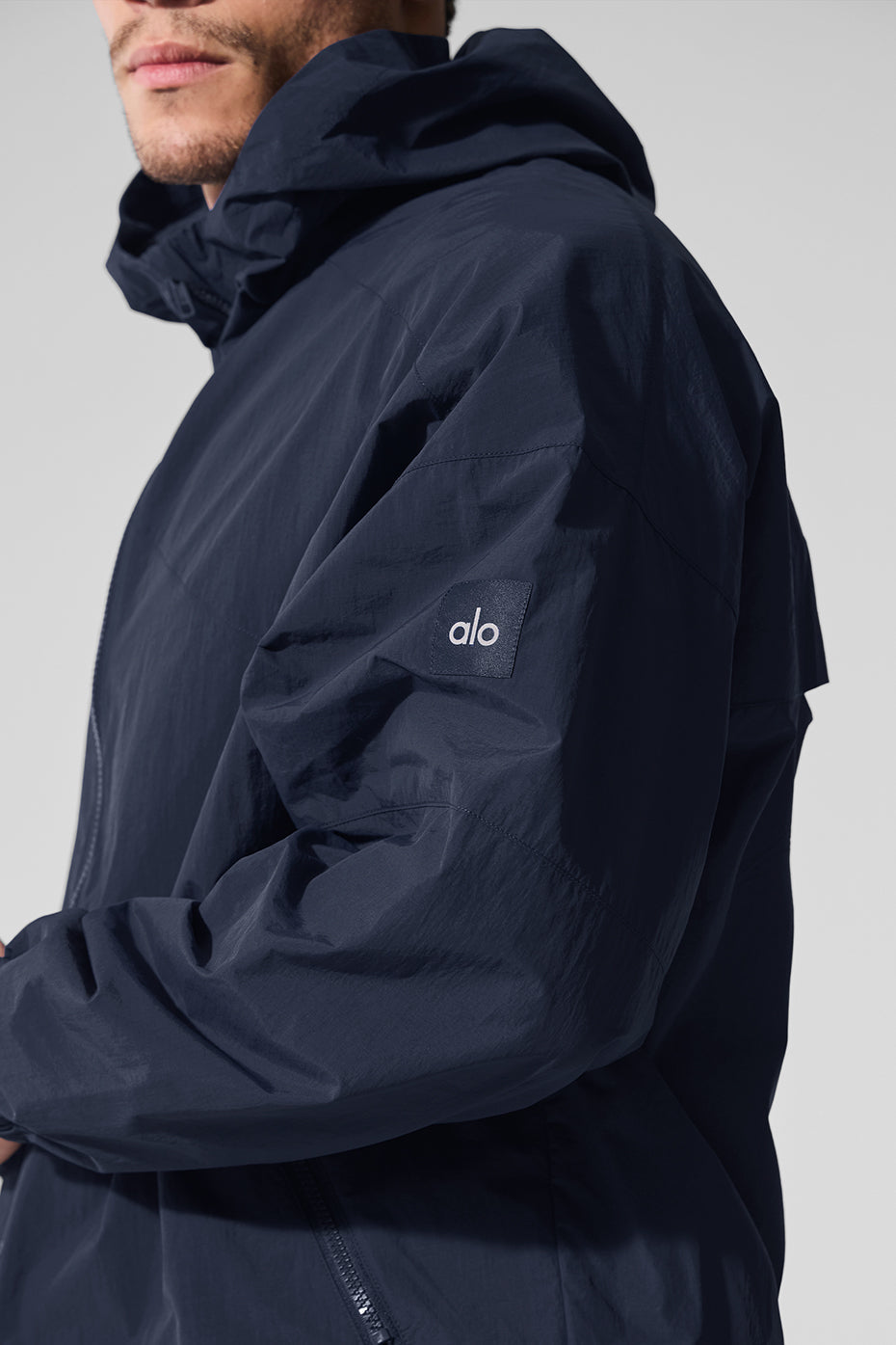 Vantage Nylon Ripstop Track Jacket - Navy image 3