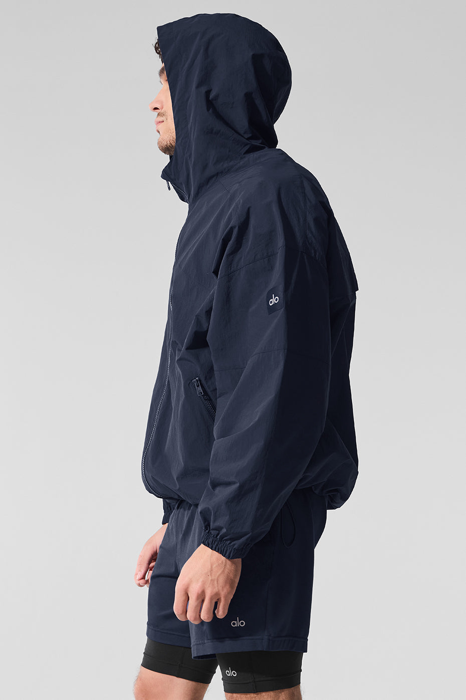 Vantage Nylon Ripstop Track Jacket - Navy image 4