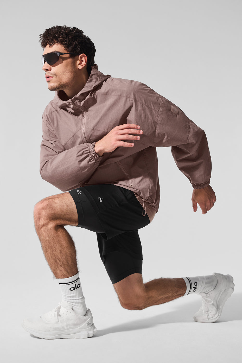Vantage Nylon Ripstop Track Jacket - Mushroom image 4