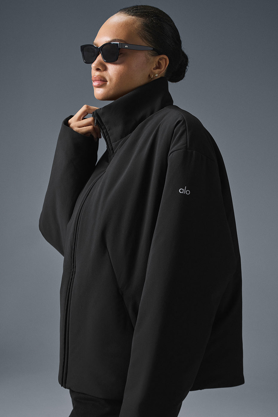 Stretch Woven Notable Jacket - Black image 3
