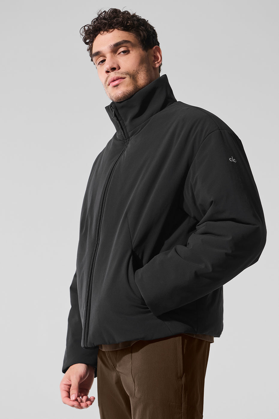 Stretch Woven Notable Jacket - Black image 3