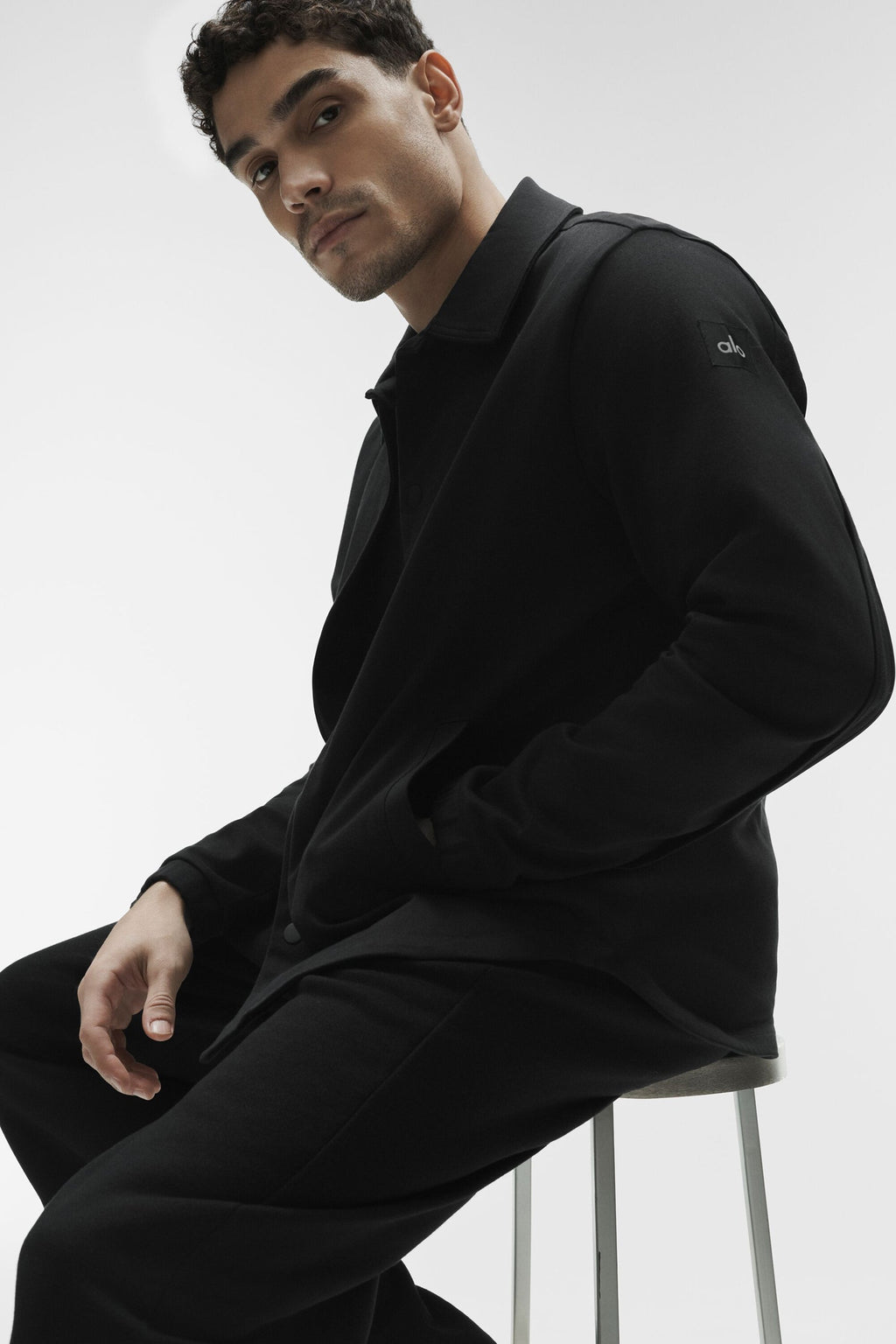 Edition Sueded Jacket - Black image 5