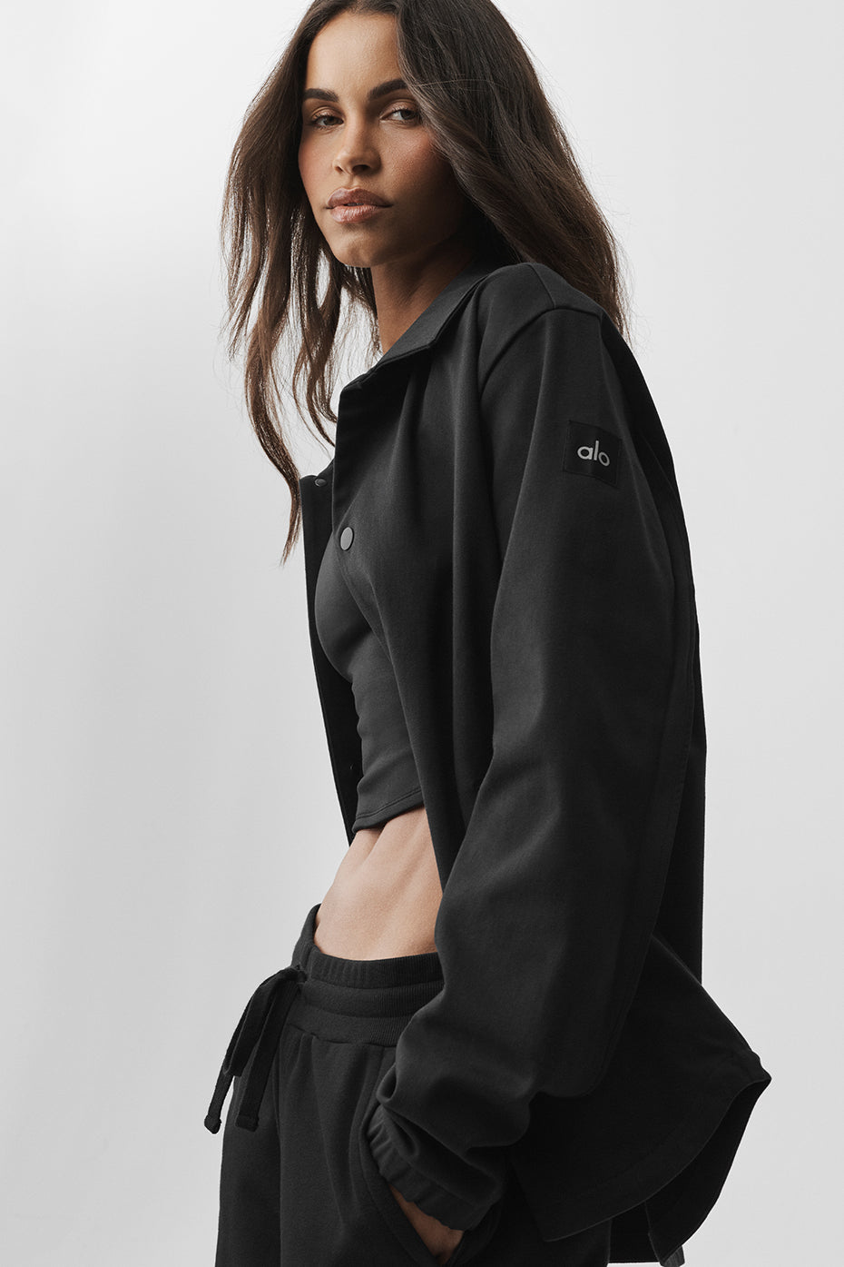 Edition Sueded Jacket - Black image 5