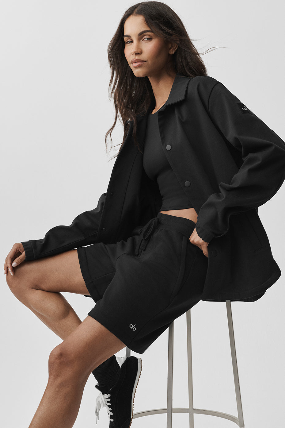 Edition Sueded Jacket - Black image 1