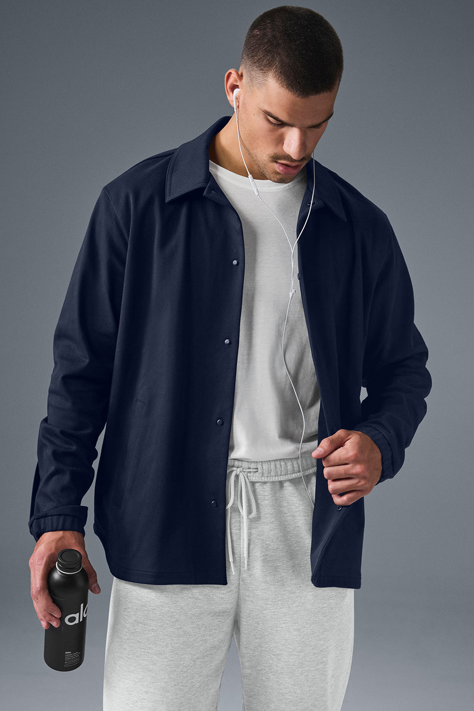 Edition Sueded Jacket - Navy image 1