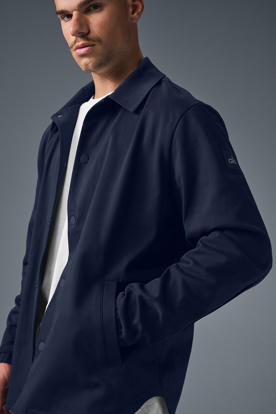 Edition Sueded Jacket - Navy image 3