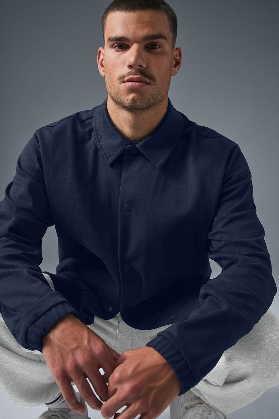 Edition Sueded Jacket - Navy image 4