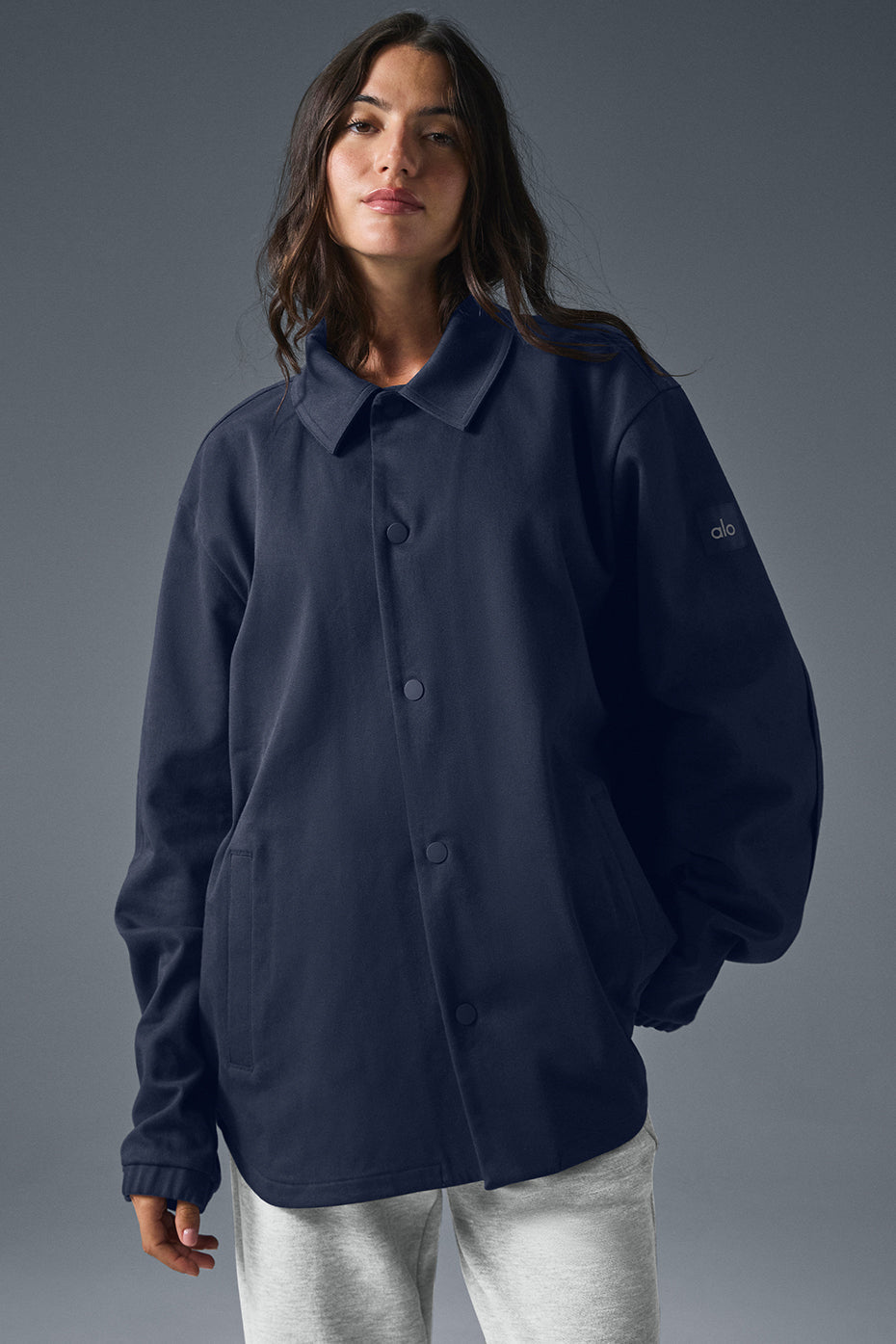 Edition Sueded Jacket - Navy image 4