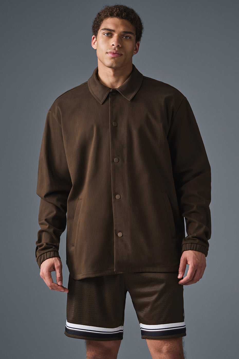 Edition Sueded Jacket - Espresso image 1