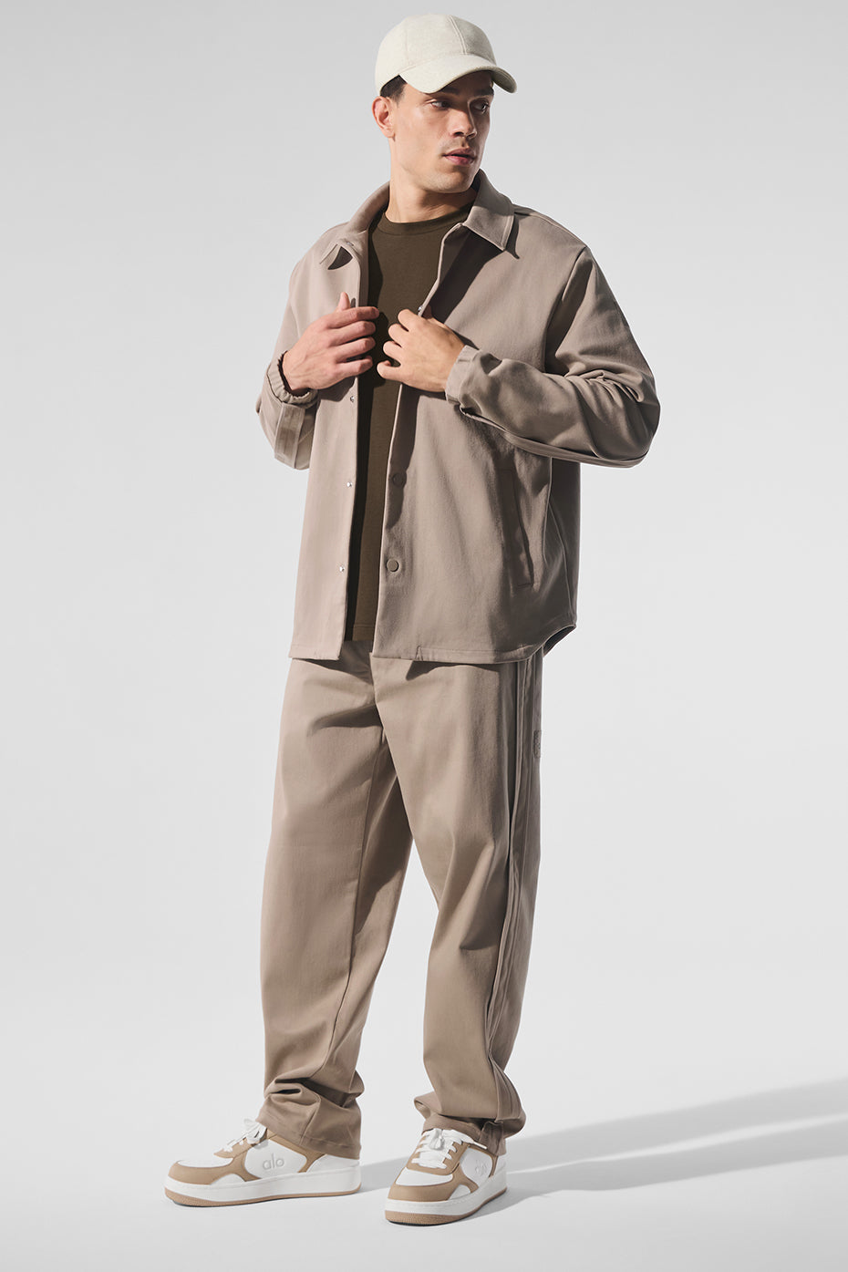 Edition Sueded Jacket - Gravel image 4