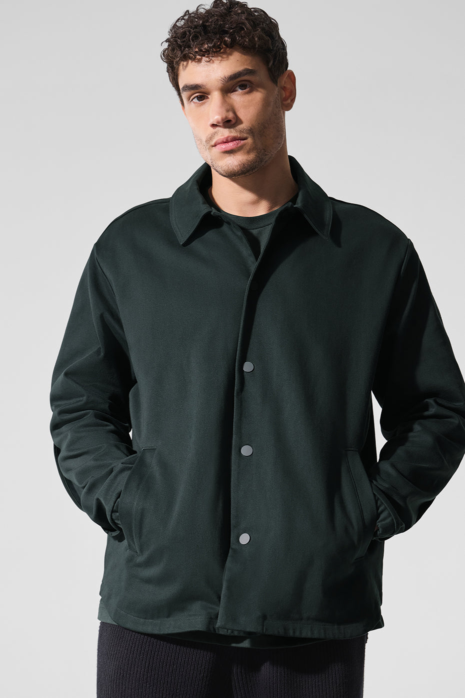 Edition Sueded Jacket - Charcoal Green image 1