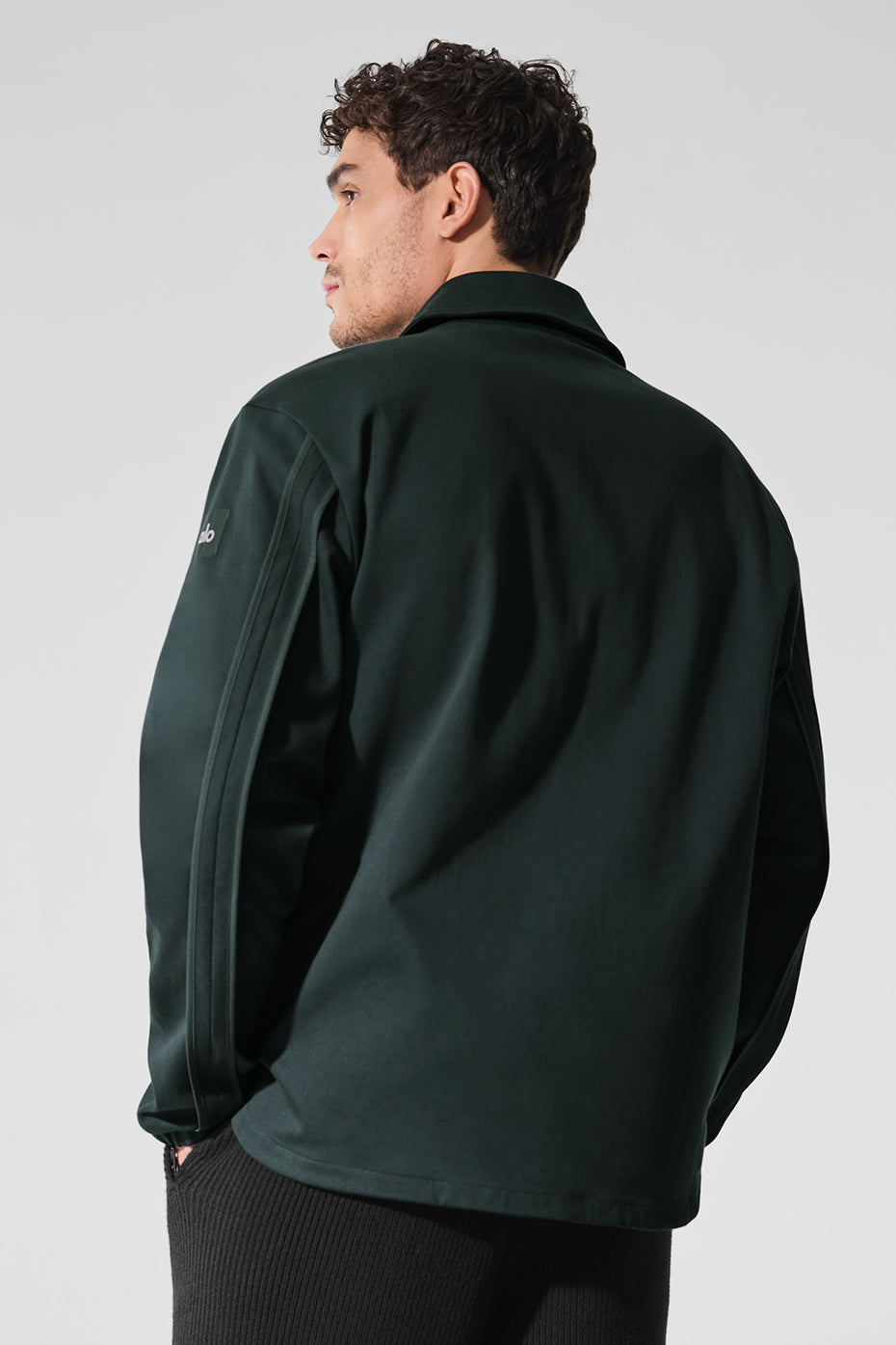 Edition Sueded Jacket - Charcoal Green image 2