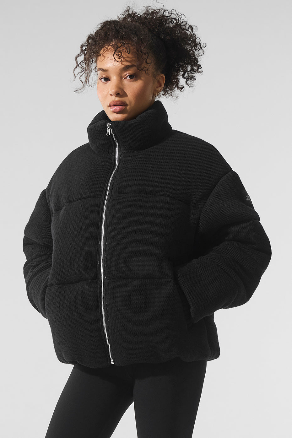 Stage Sweater Puffer - Black image 1