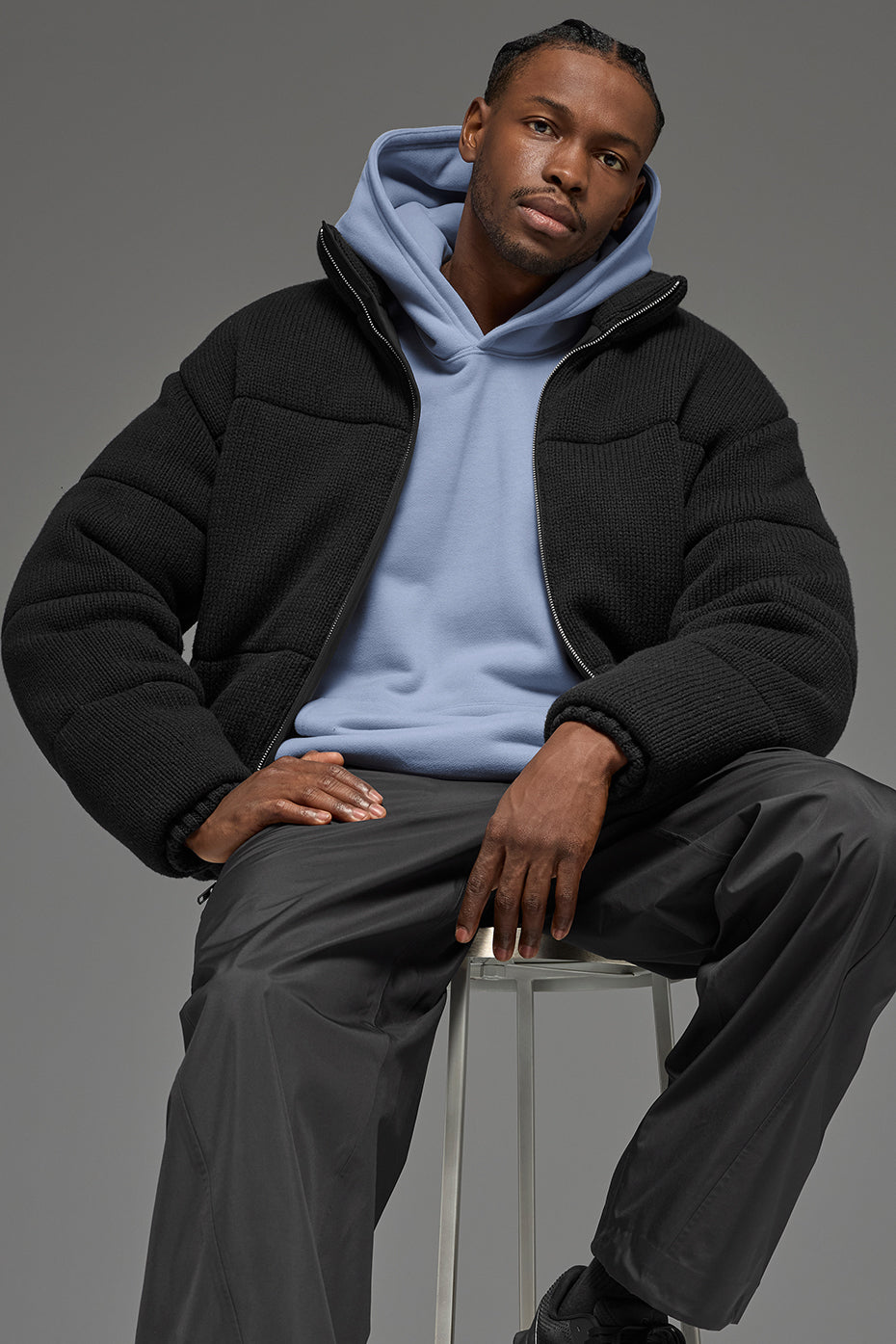 Stage Sweater Puffer - Black image 4