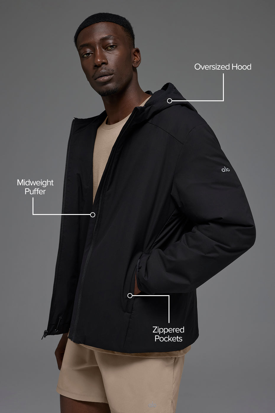 Elemental Full-Zip Jacket - Black image 2