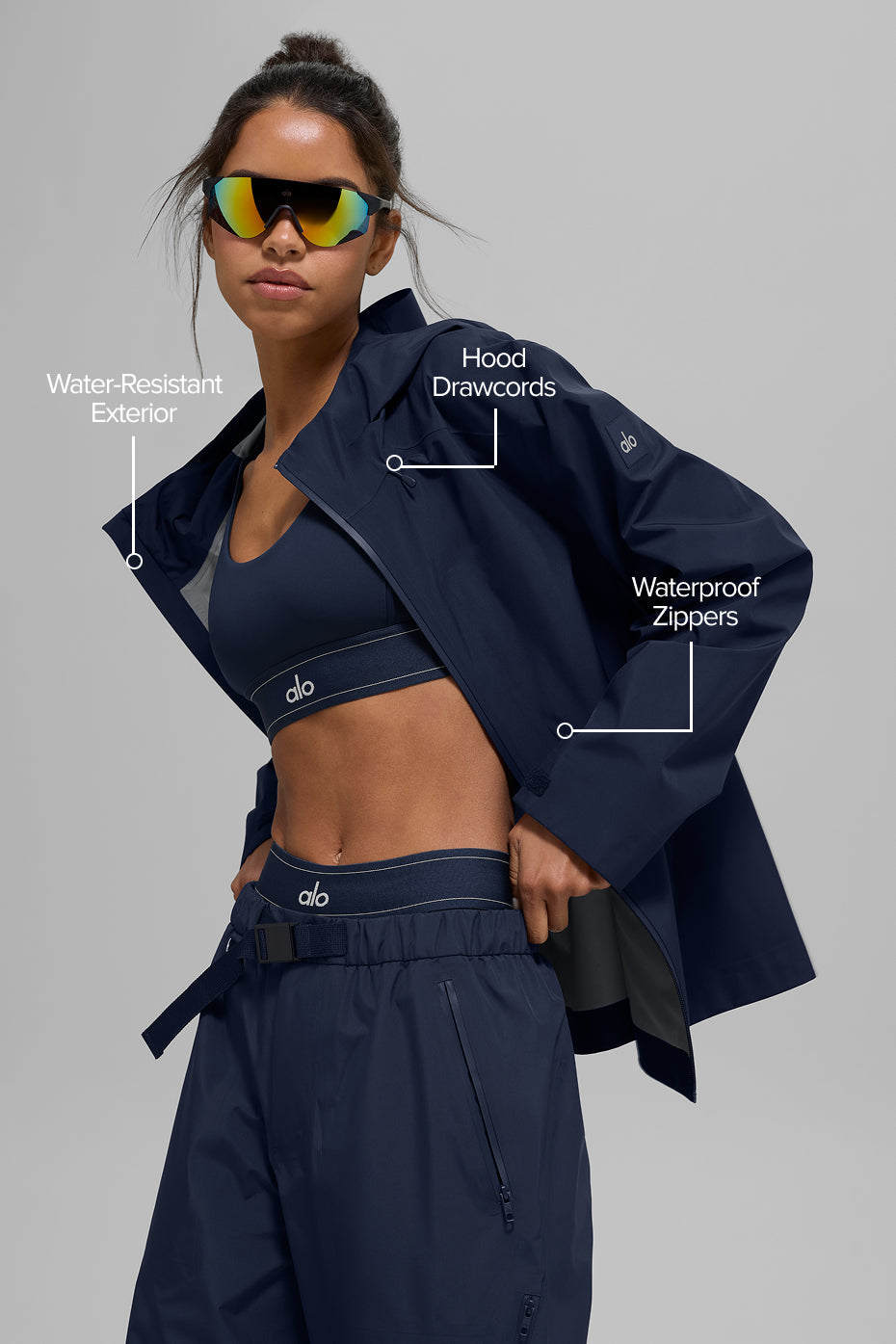 Alpha Shell Jacket - Navy image 2