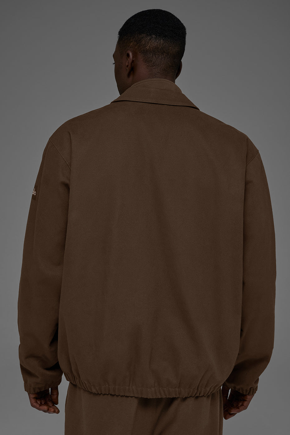 Cotton Canvas Coaches Jacket - Espresso image 3