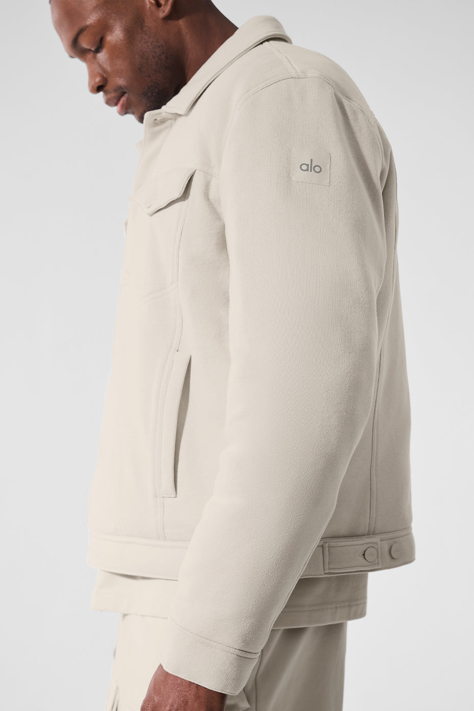 Ease Trucker Jacket - Bone image 5