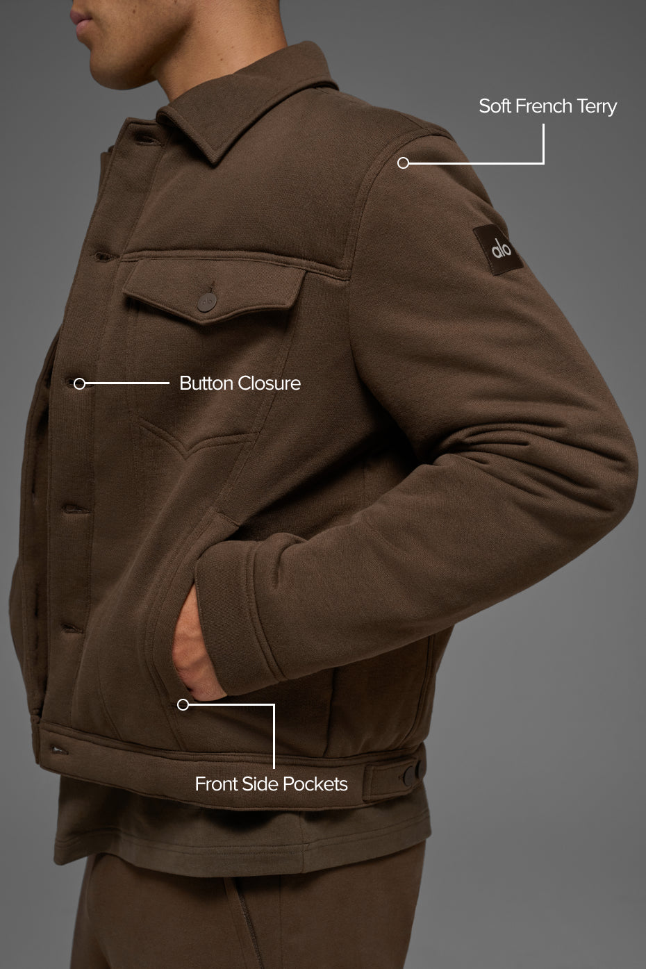Ease Trucker Jacket - Espresso image 2