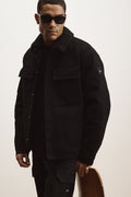 Canvas Utility Shacket - Black image 1
