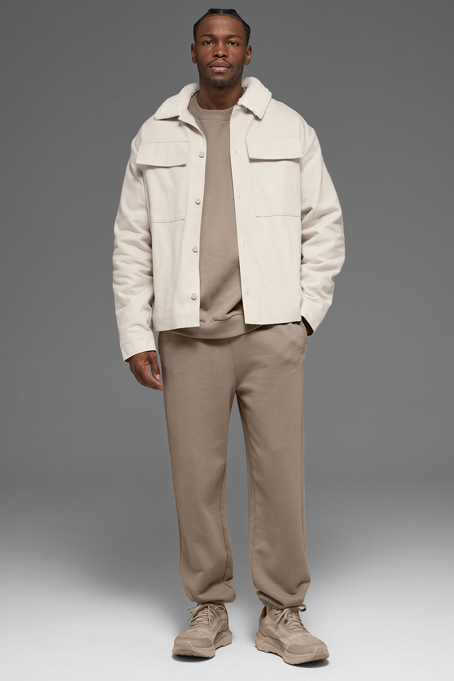 Canvas Utility Shacket - Bone image 4