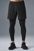 5" Revival 2-in-1 Pant - Black/Black image 1