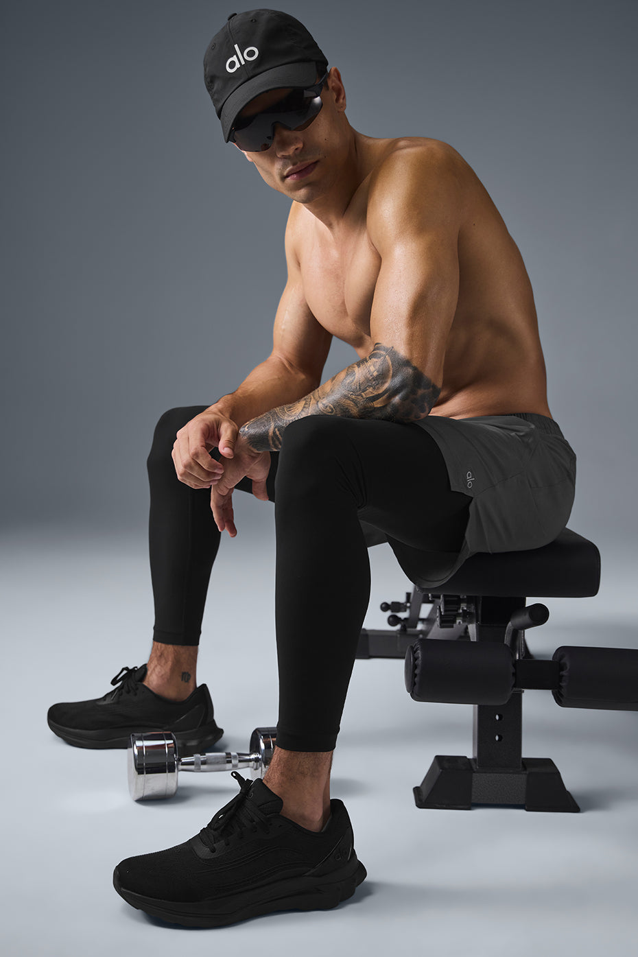5" Revival 2-in-1 Pant - Anthracite/Black image 4