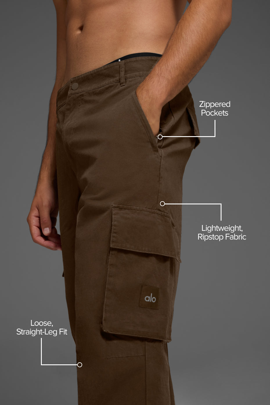 Cargo Ripstop Trouser - Espresso image 2
