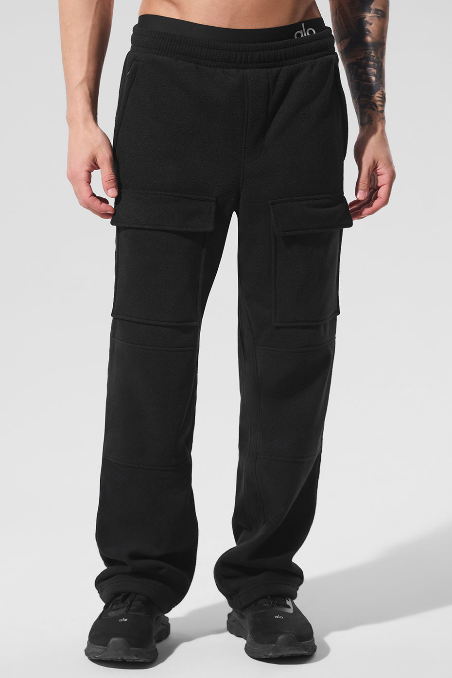 Polar Fleece Ridge Cargo Pants - Black image 1