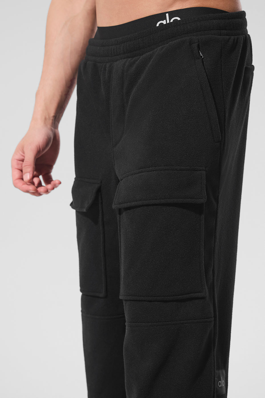Polar Fleece Ridge Cargo Pants - Black image 5