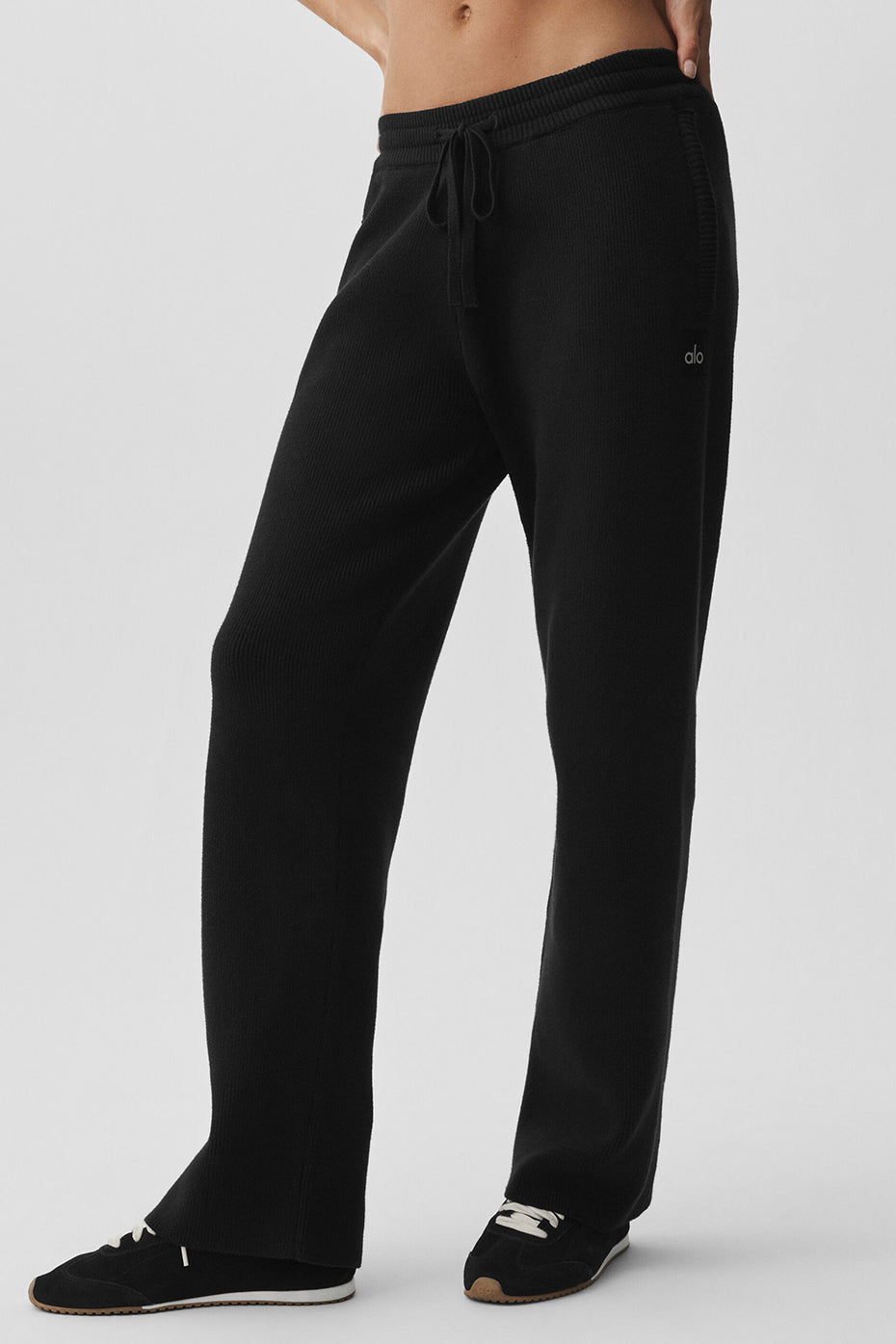 Scholar Straight Leg Sweatpant - Black image 5