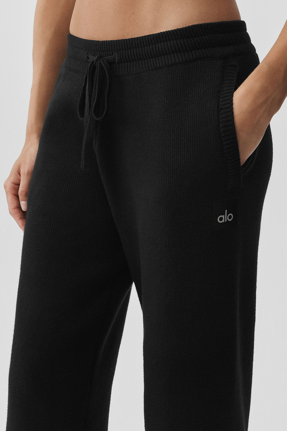 Scholar Straight Leg Sweatpant - Black image 3
