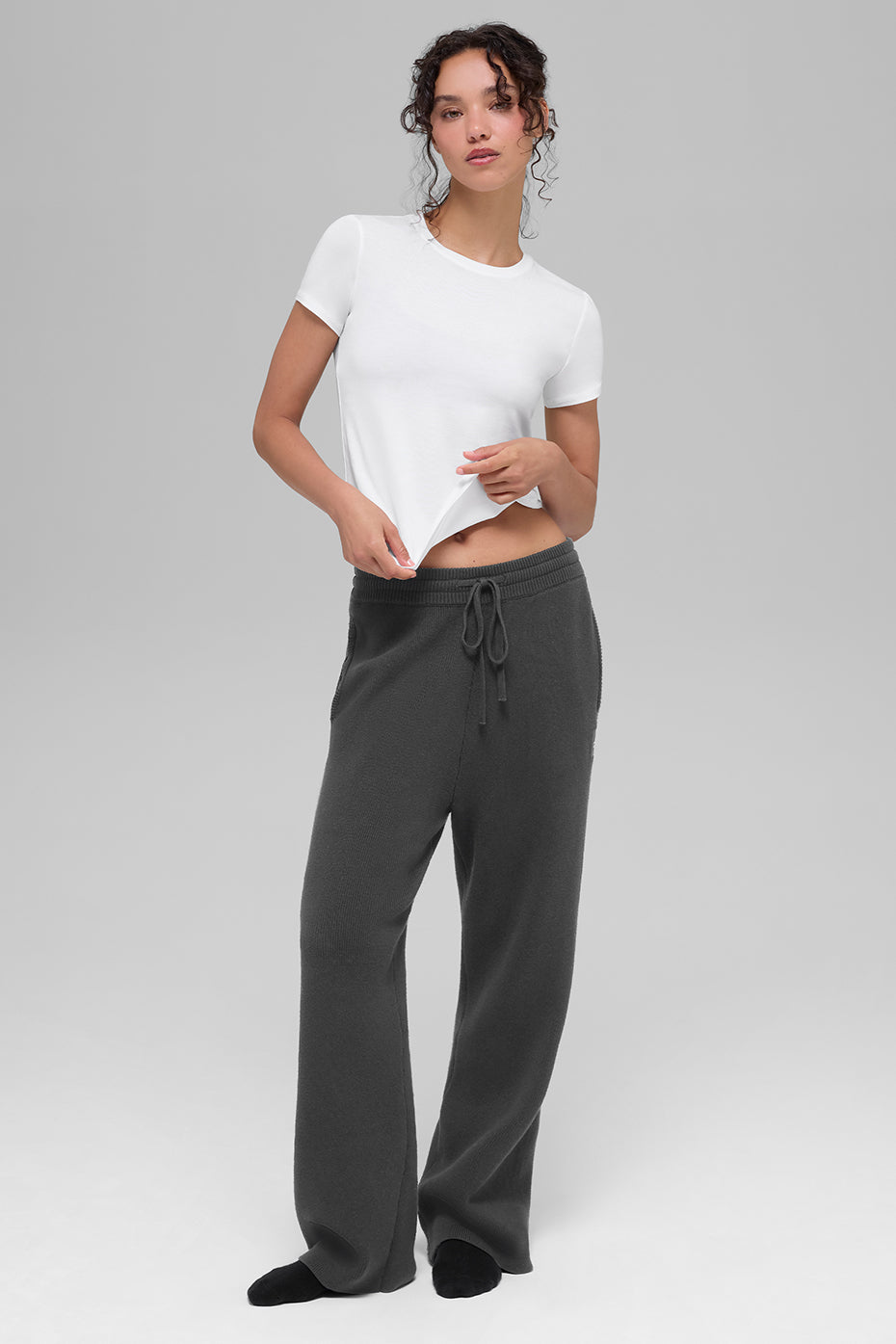 Scholar Straight Leg Sweatpant - Anthracite image 1