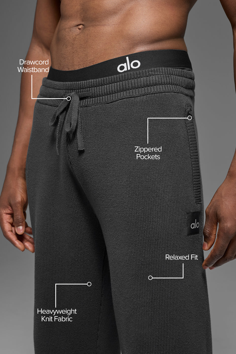 Scholar Straight Leg Sweatpant - Anthracite image 2
