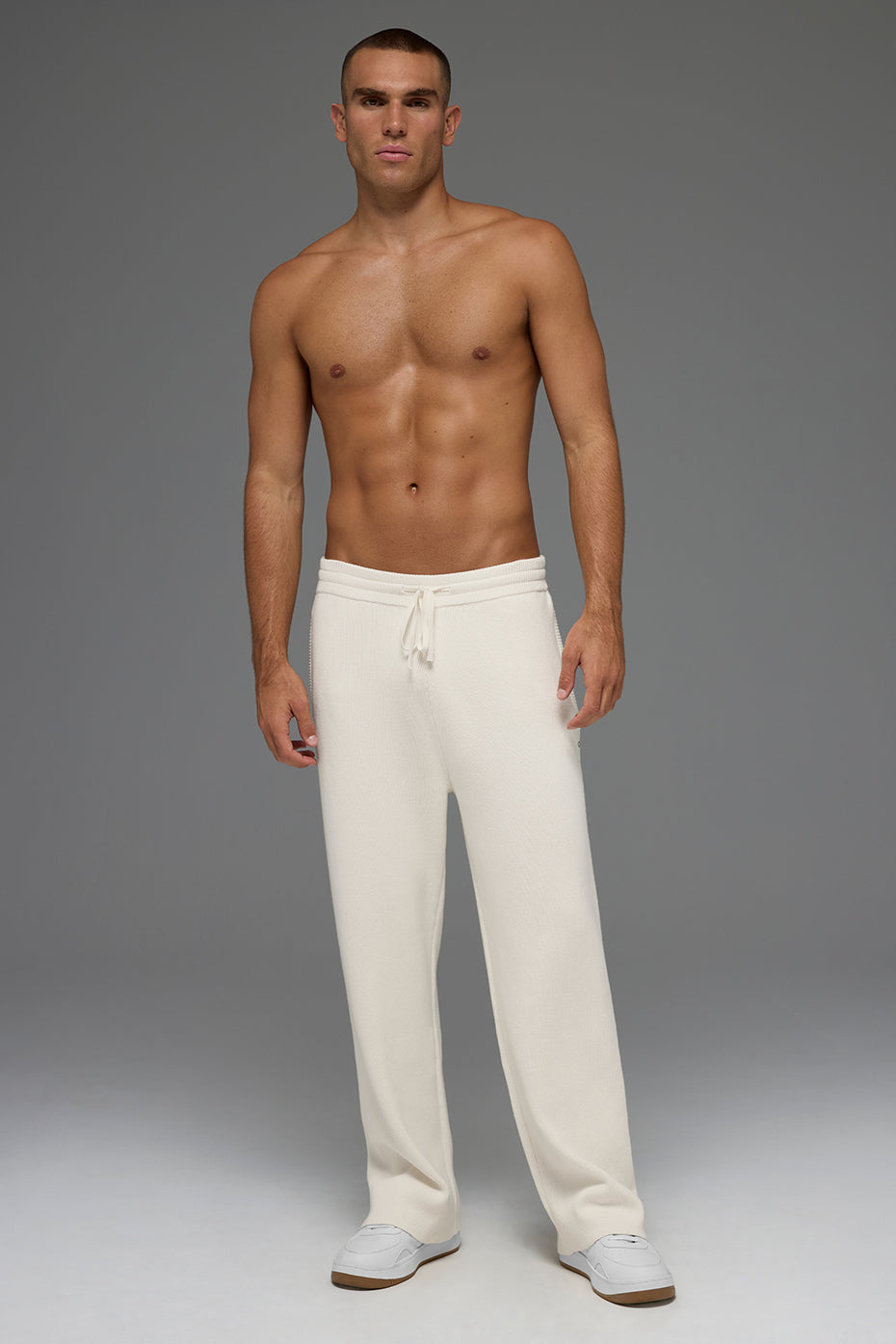 Scholar Straight Leg Sweatpant - Ivory image 5
