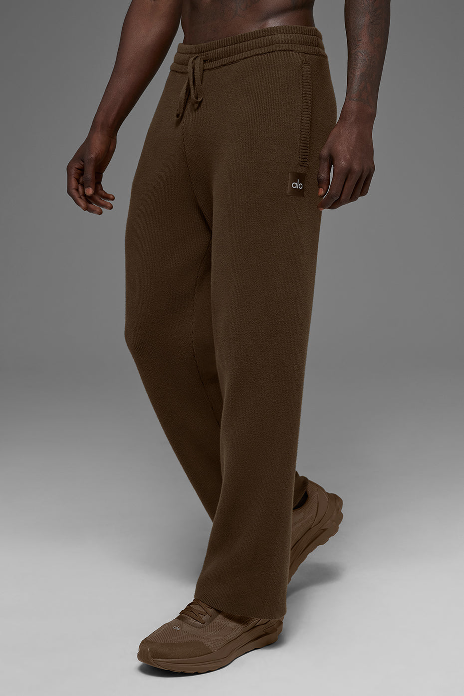 Scholar Straight Leg Sweatpant - Espresso image 4