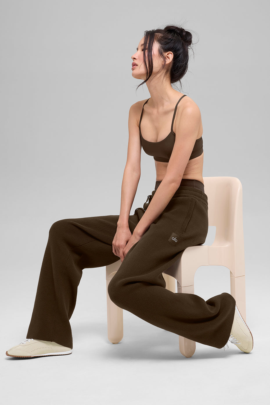 Scholar Straight Leg Sweatpant - Espresso image 5